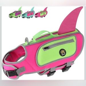 New Dog Life Jacket Neon Vest